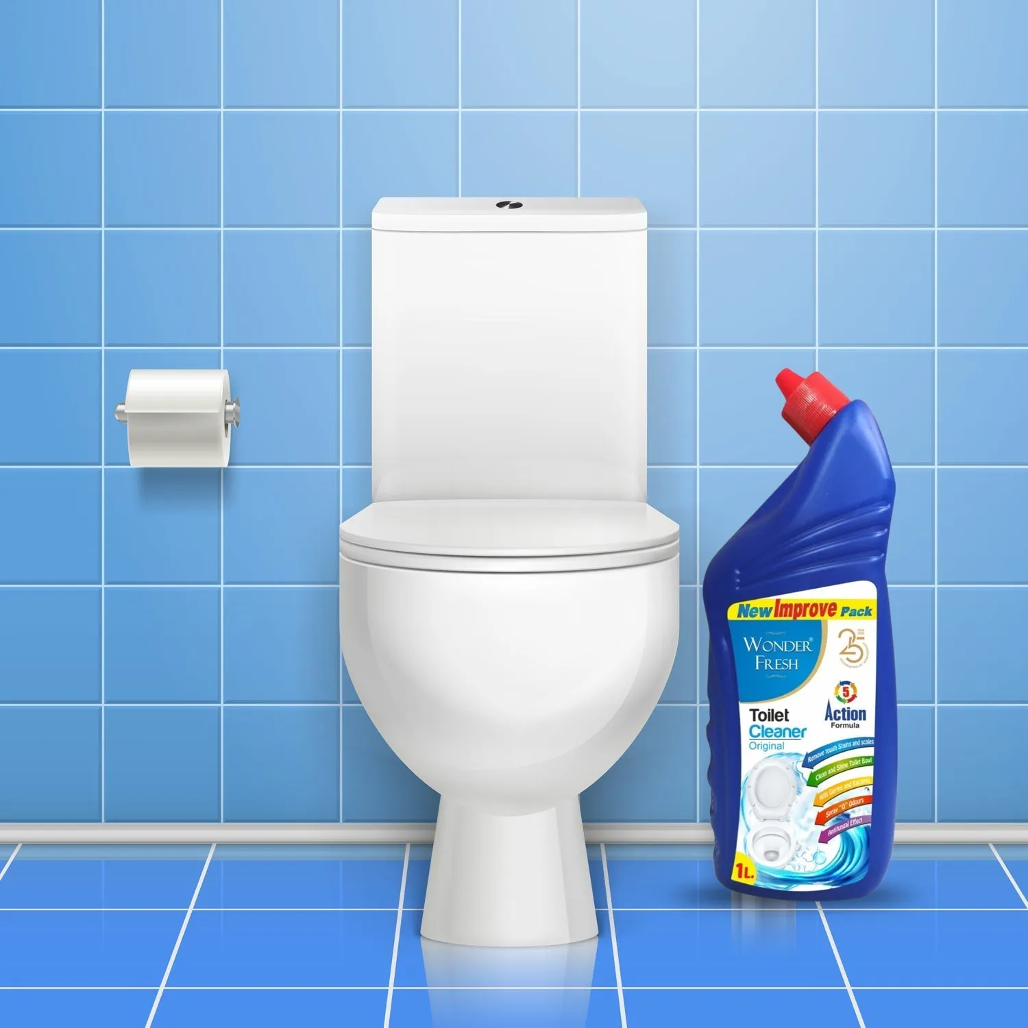 1328 Toilet Cleaner for Cleaning Toilet (1ltr)