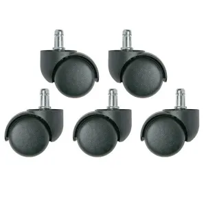3850 Dual Wheel Carpet Casters (5 Pack)