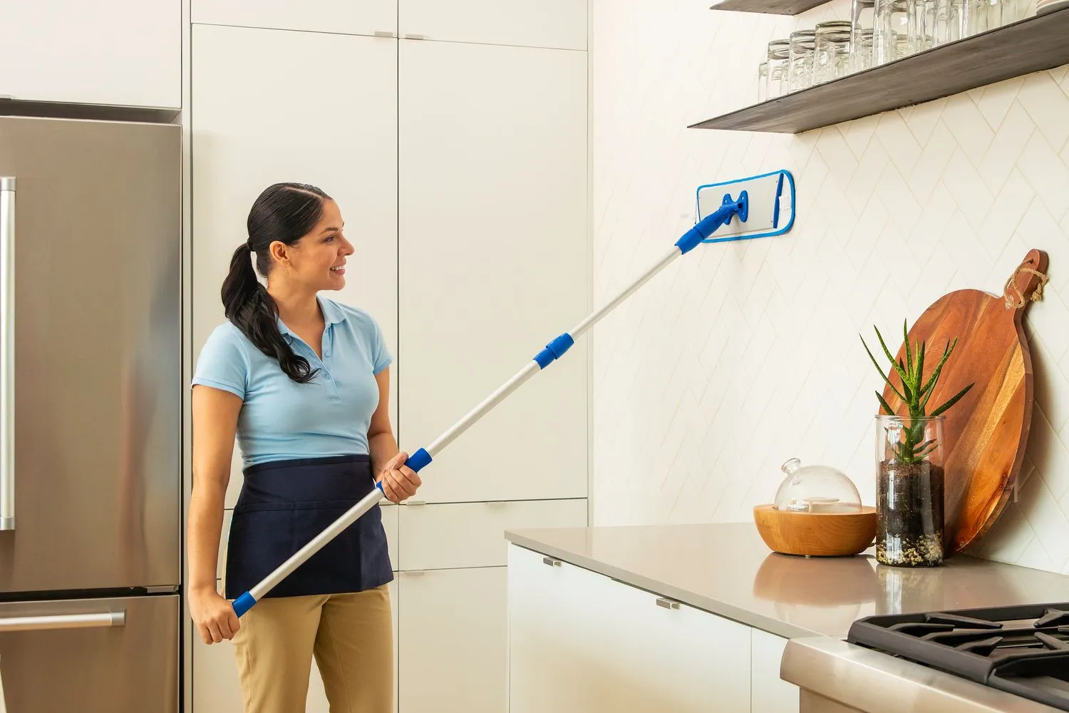 Case of 108 18" Microfiber Wet Mop Pad