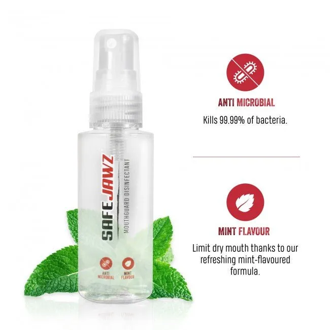 Disinfectant spray for mouth guard