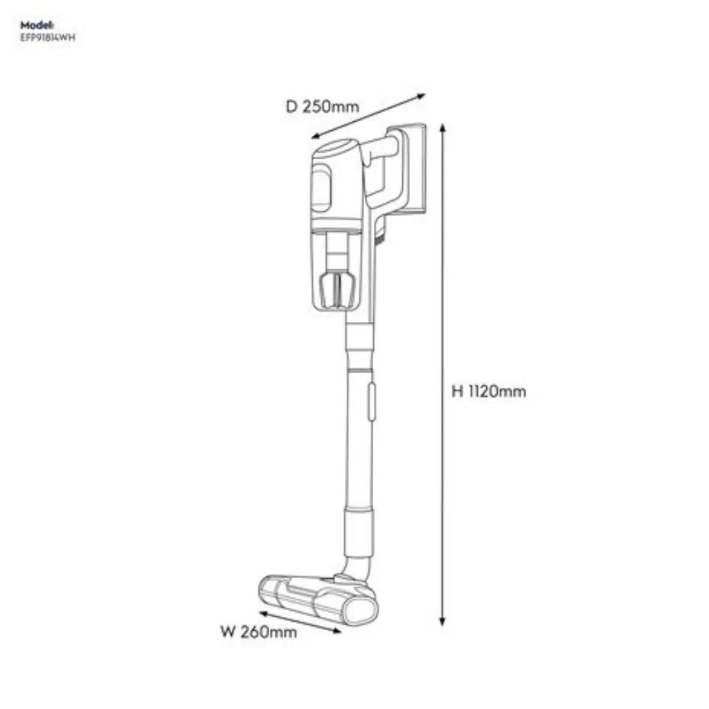 Electrolux EFP91814WH 150W UltimateHome 900 Handstick Vacuum Cleaner