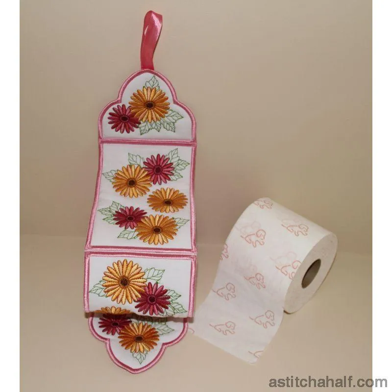 Gerbera Toilet Roll Holder