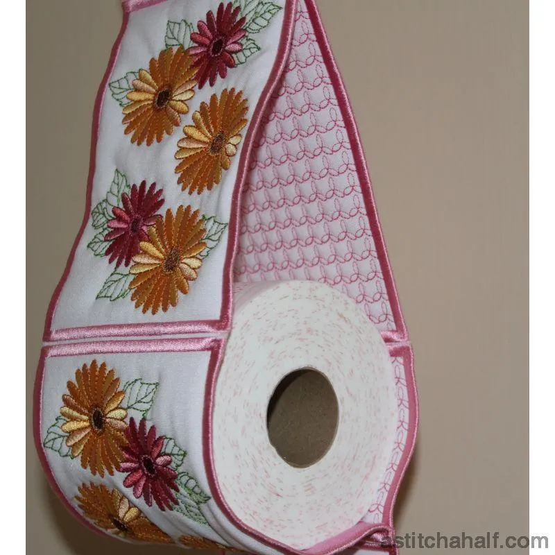 Gerbera Toilet Roll Holder