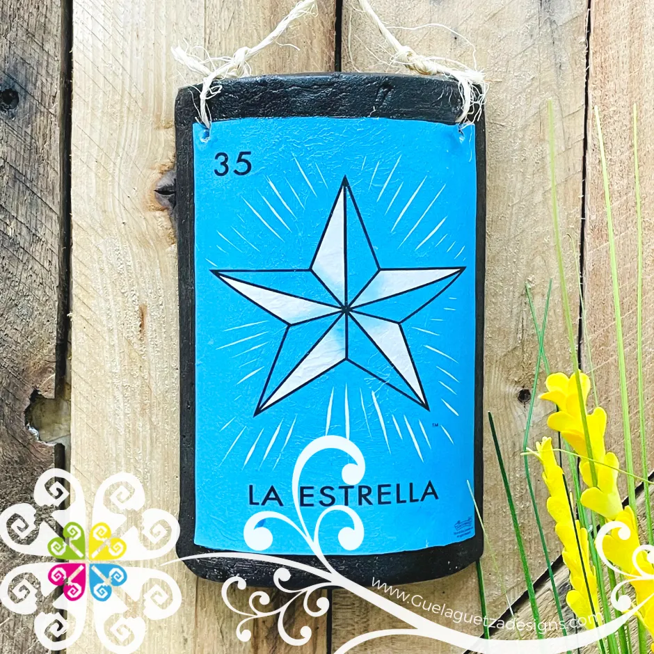 Single Mexican Loteria - Wall Tiles Decor