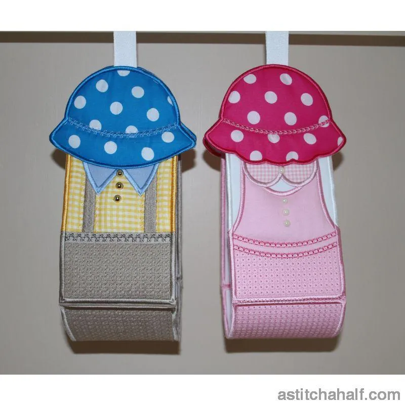 Sunbonnet Sue Toilet Roll Sling